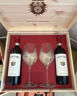 Frescobaldi Cassetta Nipozzano Riserva 2 Bottiglie 2 Bicchieri