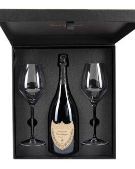 Dom Perignon Brut 2015 75 cl – Champagne Millesimato con Cassetta e Bicchieri