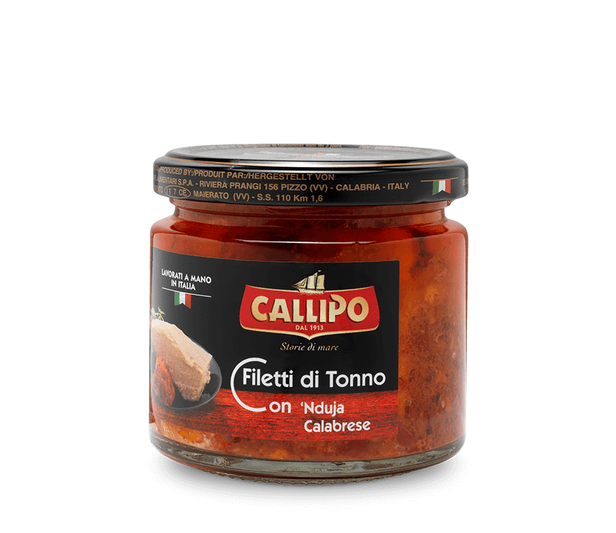 Filetti di Tonno con ’Nduja Calabrese 200 g