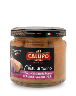 Filetti di Tonno con Cipolla Rossa di Tropea Calabria I.G.P. 200 g